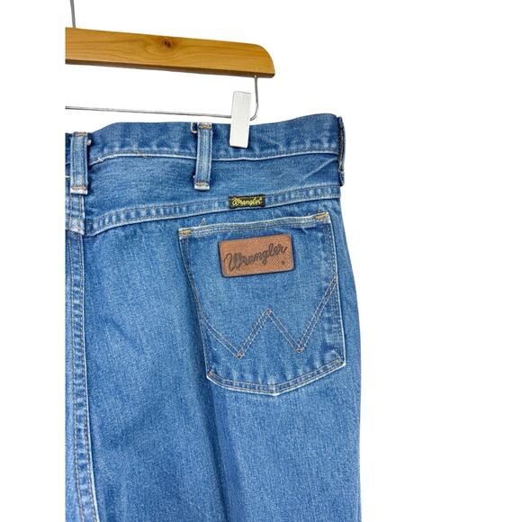 Vintage Wrangler Men’s Jeans Made In The USA W14DN Blue Jeans Workwear 40X29 - Picture 3 of 7